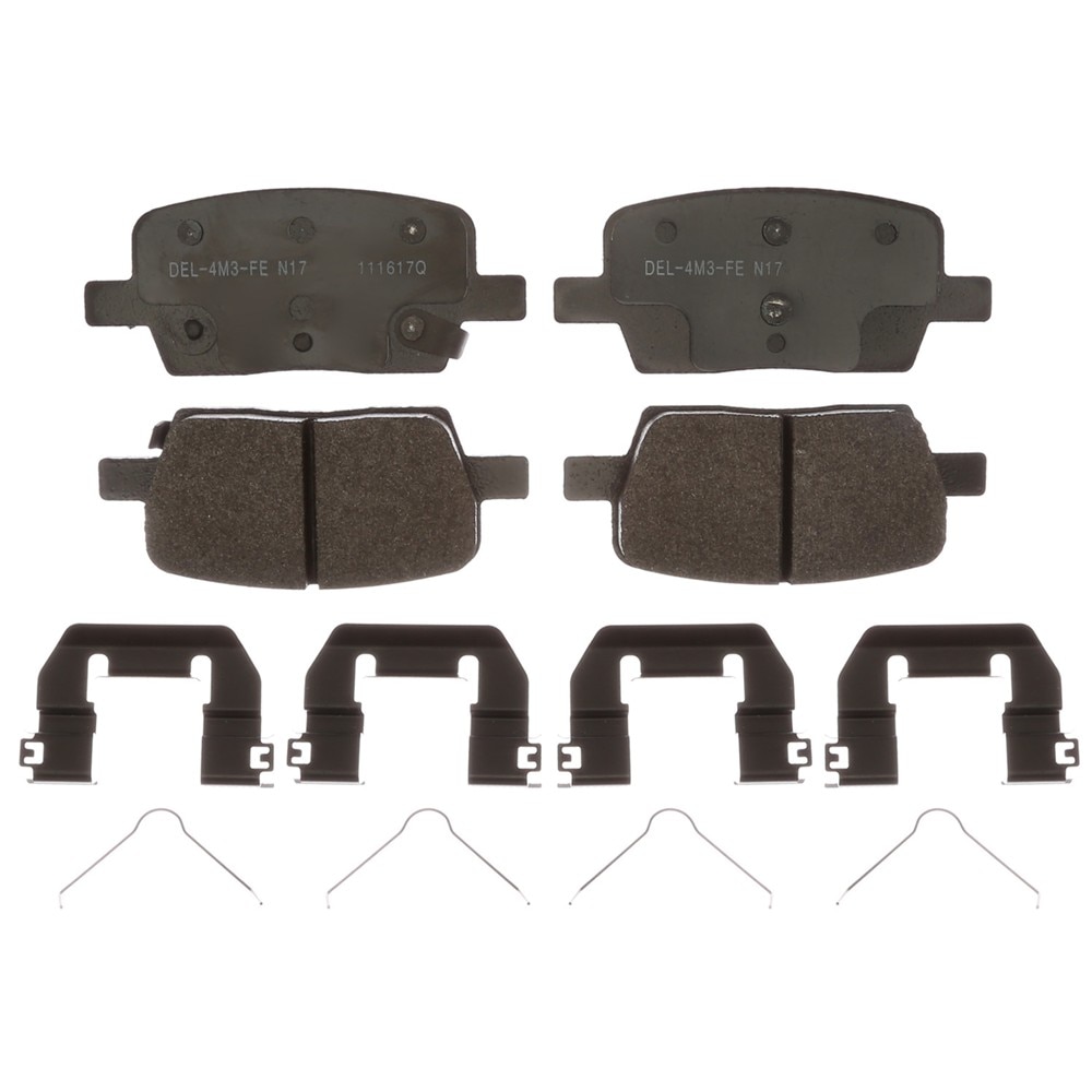 ACDelco Gold Semi-Metallic Rear Disc Brake Pad Set