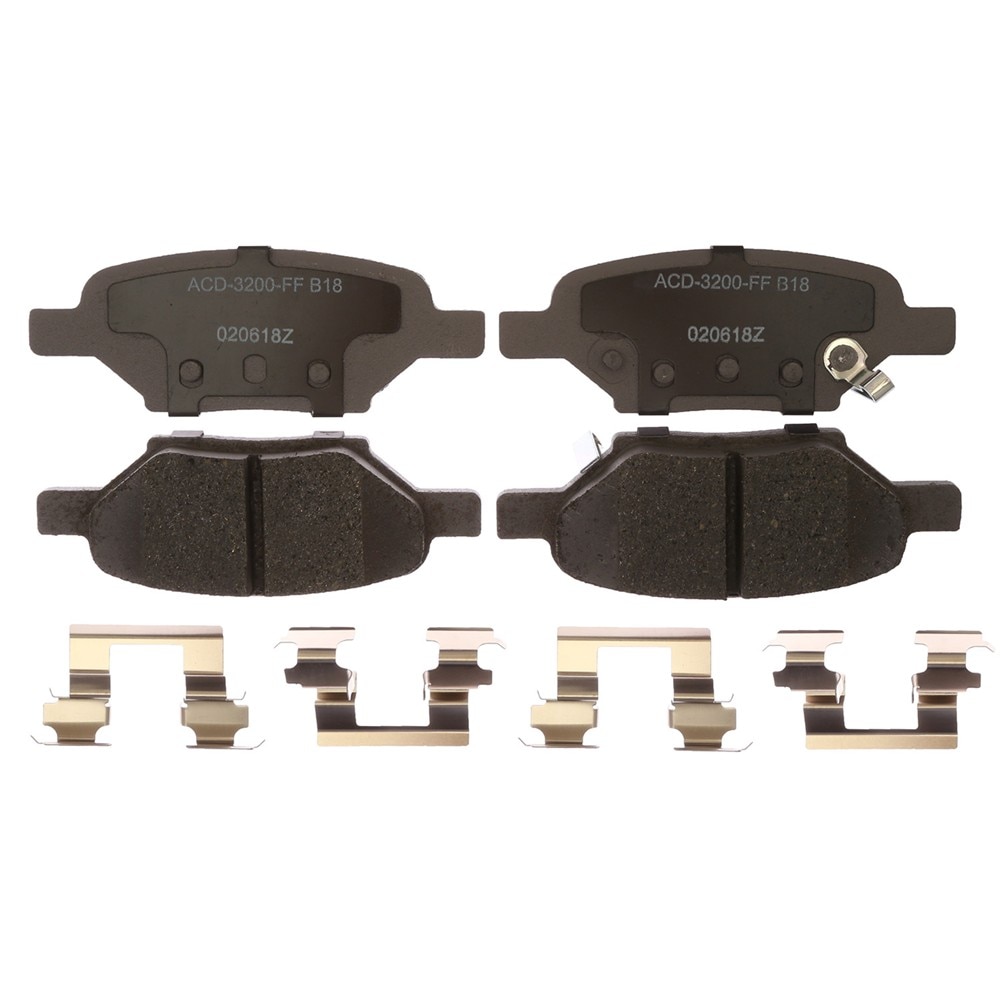 ACDelco Silver Ceramic Rear Disc Brake Pad Set