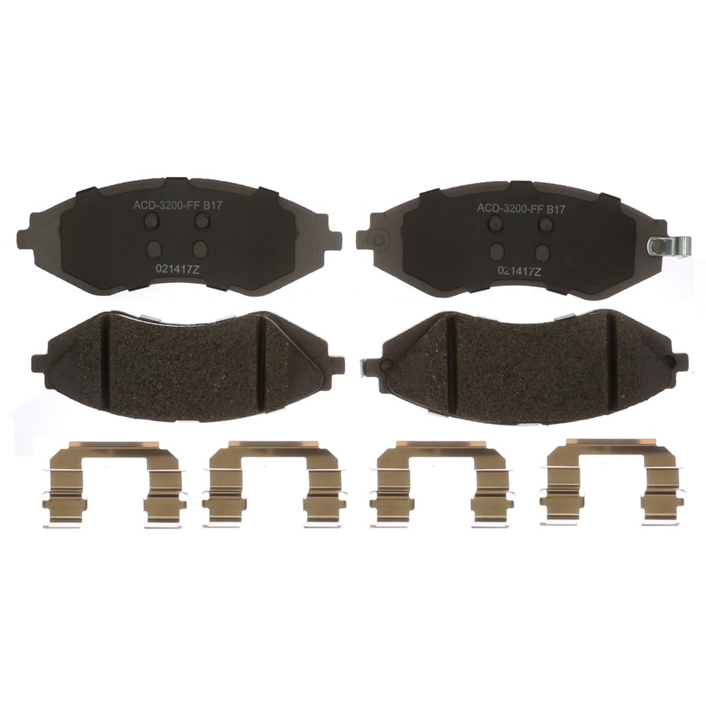 ACDelco Silver Ceramic Front Disc Brake Pad Set