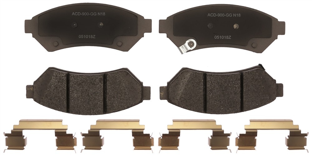 ACDelco Silver Ceramic Front Disc Brake Pad Set