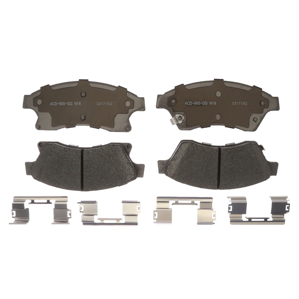 ACDelco Silver Ceramic Front Disc Brake Pad Set