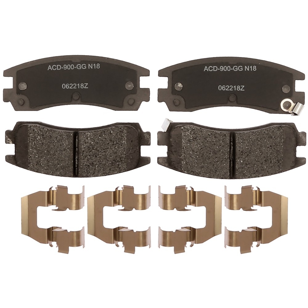 ACDelco Silver Ceramic Rear Disc Brake Pad Set