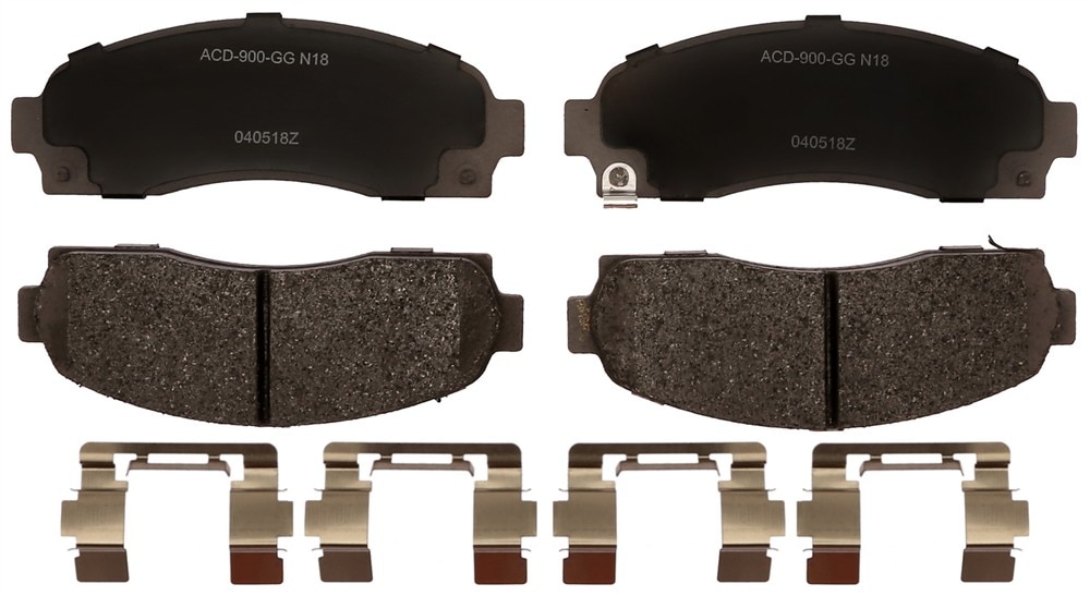 ACDelco Silver Ceramic Front Disc Brake Pad Set