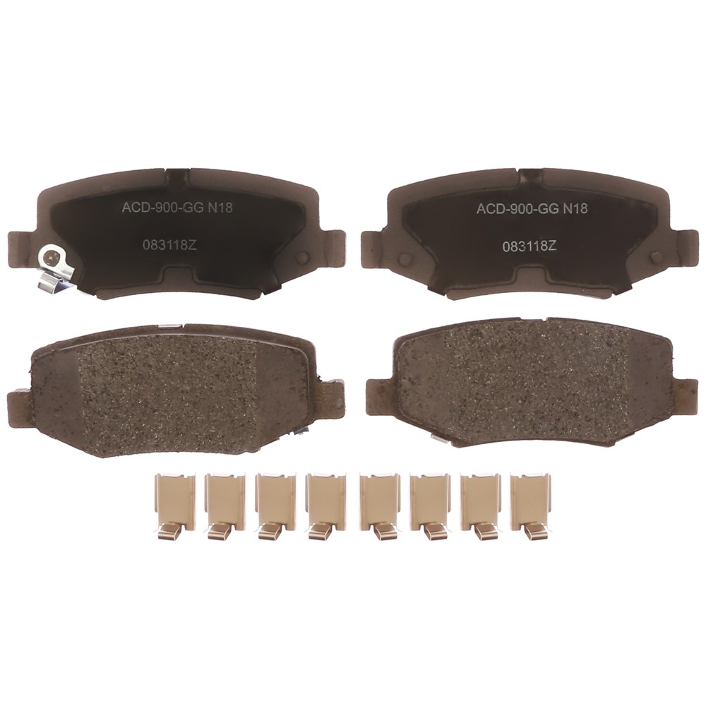 ACDelco Silver Ceramic Rear Disc Brake Pad Set