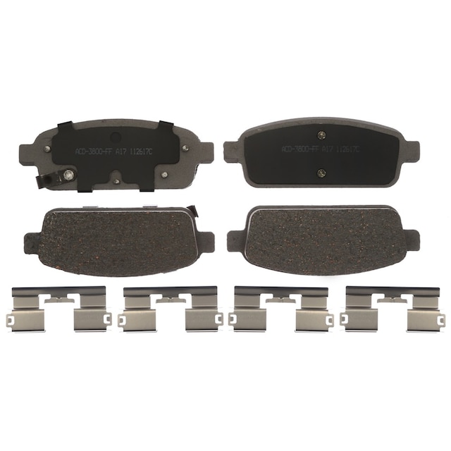 ACDelco Silver Ceramic Rear Disc Brake Pad Set