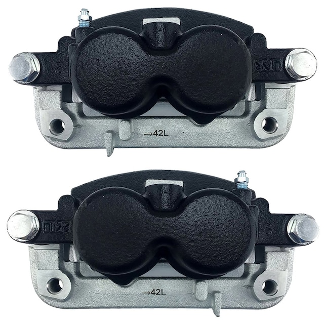 ACDelco Gold Front Disc Brake Caliper Set with Clips and Washers (Performance Friction Ready Coated)