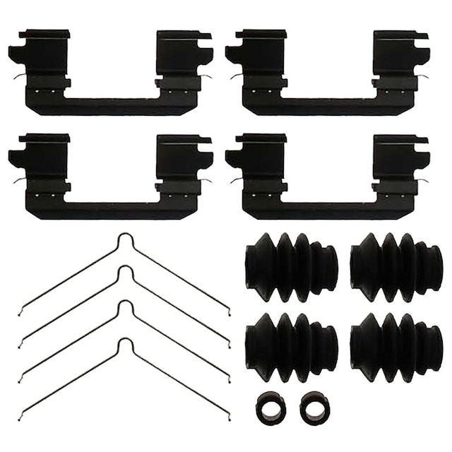 ACDelco Gold Front Disc Brake Hardware Kit with Springs, Clips, Boots, and Bushings