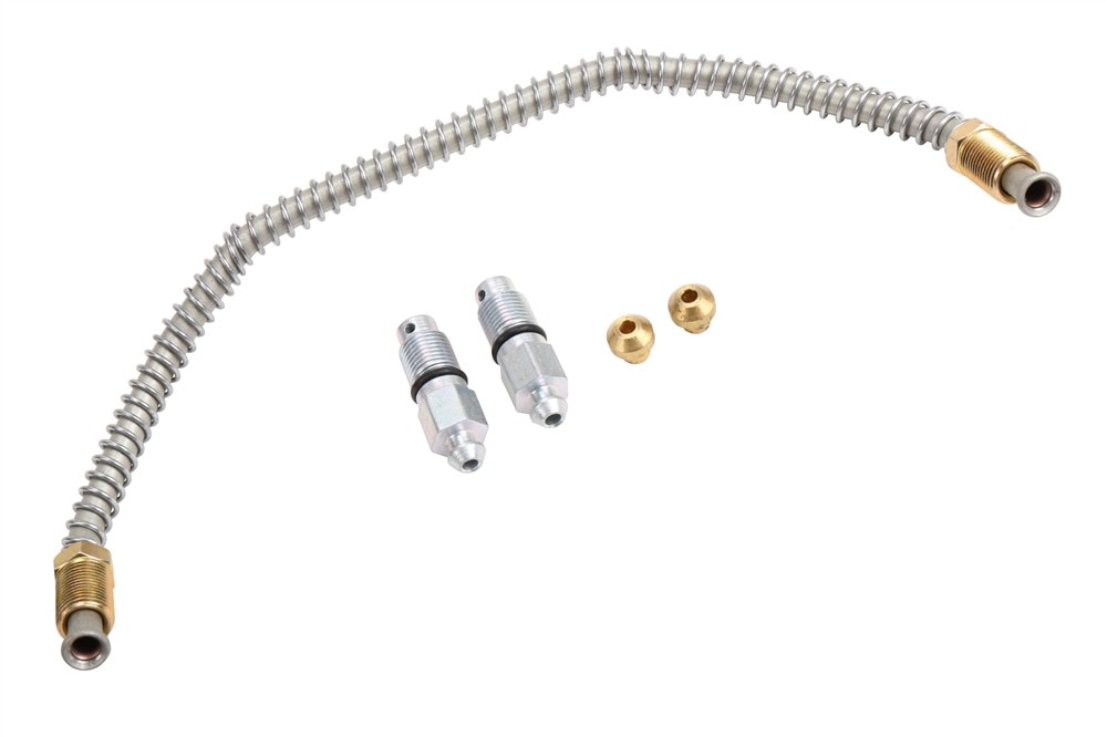 GM Genuine Parts Brake Caliper Bleeder Valve Kit with 2 Valves and Crossover Tube