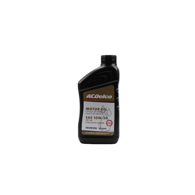 ACDelco Gold Synthetic Blend 10W-30 Motor Oil - 1 qt