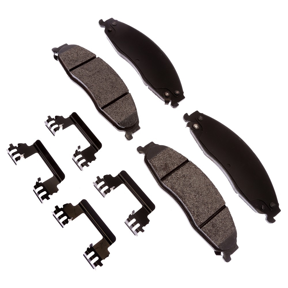 ACDelco Gold Semi-Metallic Front Disc Brake Pad Set with Clips