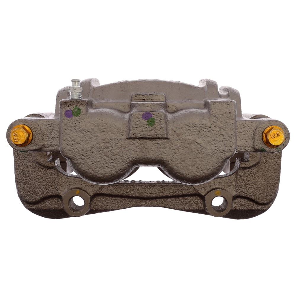 ACDelco Gold Front Driver Side Disc Brake Caliper Assembly with Brake Pads (Friction Ready Coated), Remanufactured