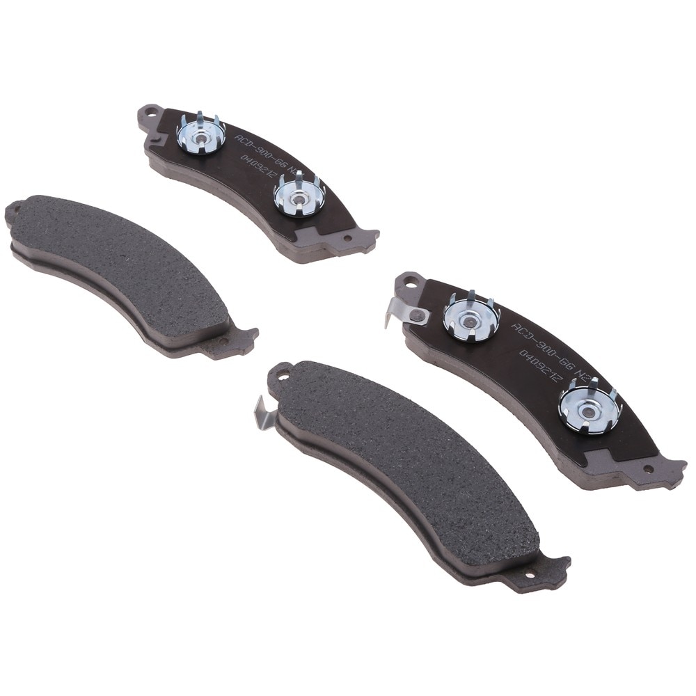 ACDelco Silver Ceramic Front Disc Brake Pad Kit with Clips