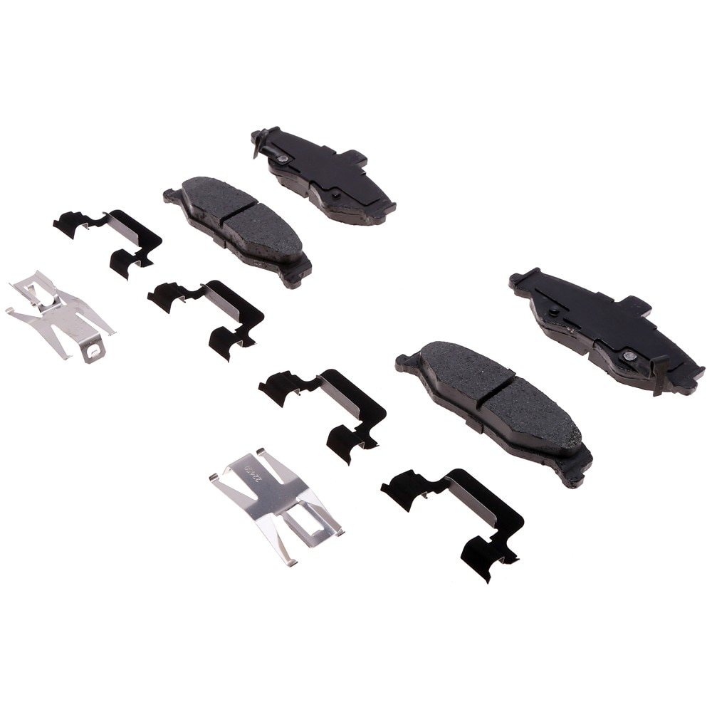 ACDelco Gold Ceramic Rear Disc Brake Pad Kit with Springs and Clips