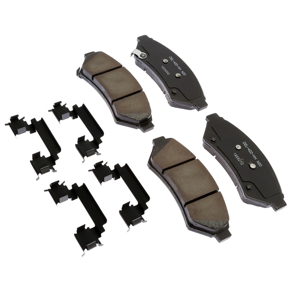 ACDelco Gold Ceramic Front Disc Brake Pad Kit with Clips