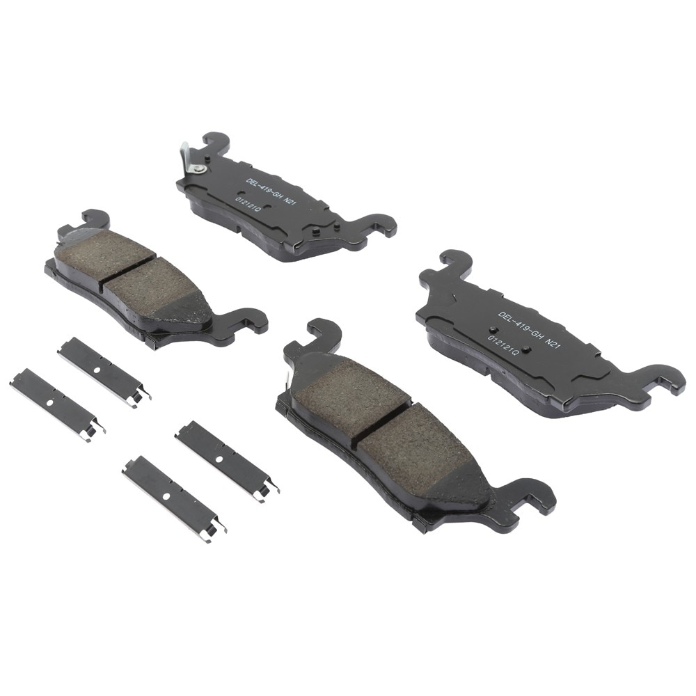 ACDelco Gold Ceramic Rear Disc Brake Pad Kit with Clips
