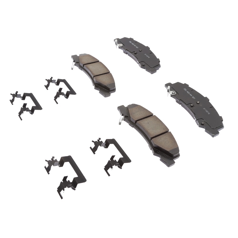ACDelco Gold Ceramic Front Disc Brake Pad Kit with Clips