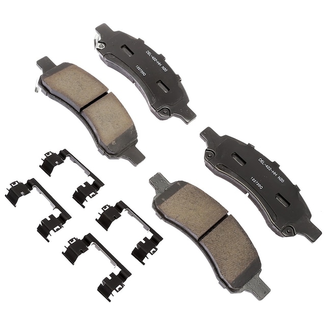 ACDelco Gold Ceramic Front Disc Brake Pad Kit with Clips