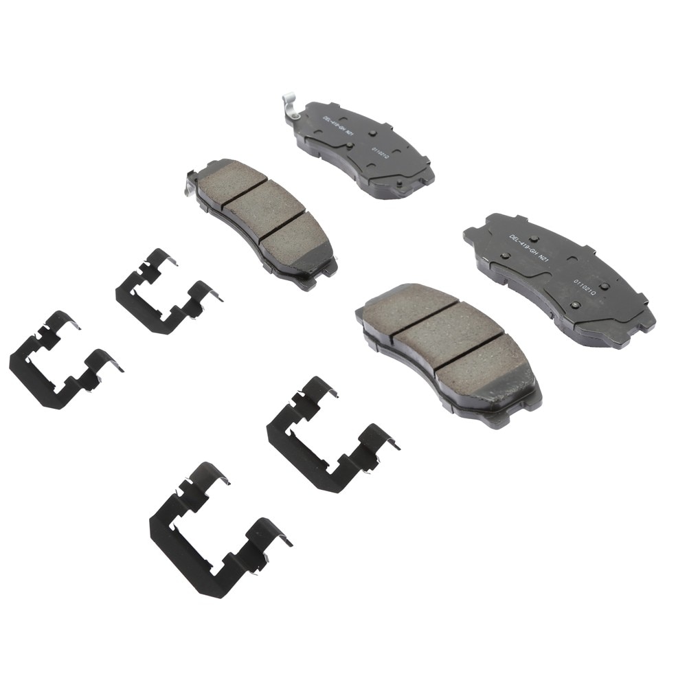 ACDelco Gold Ceramic Front Disc Brake Pad Kit with Clips