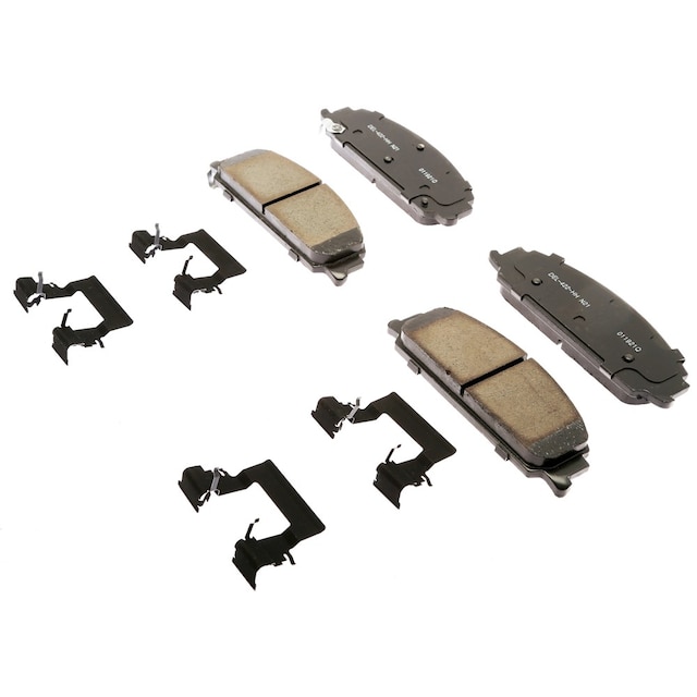 ACDelco Gold Ceramic Front Disc Brake Pad Kit with Clips