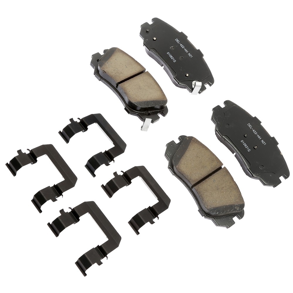 ACDelco Gold Ceramic Front Disc Brake Pad Kit with Clips