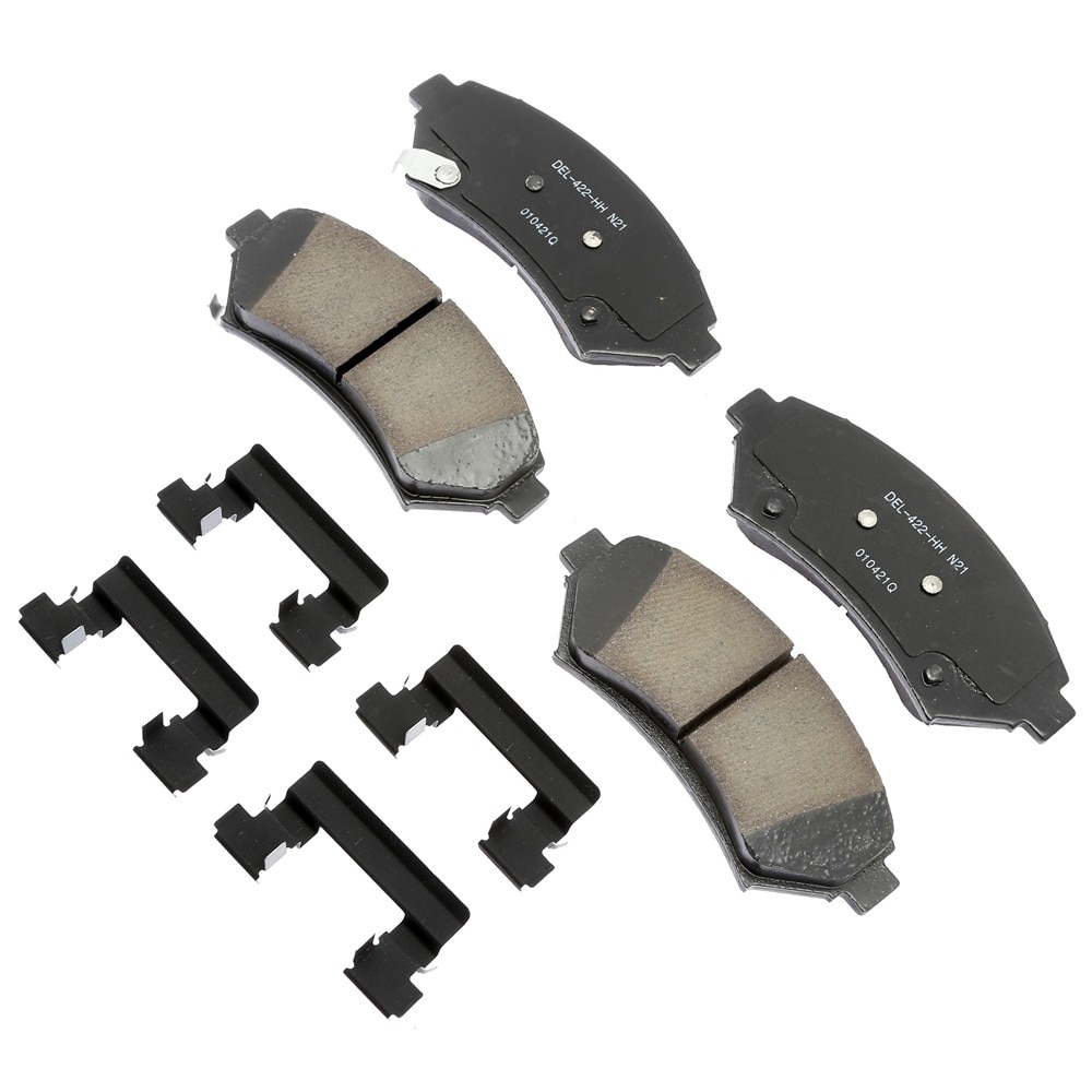 ACDelco Gold Ceramic Front Disc Brake Pad Kit with Clips