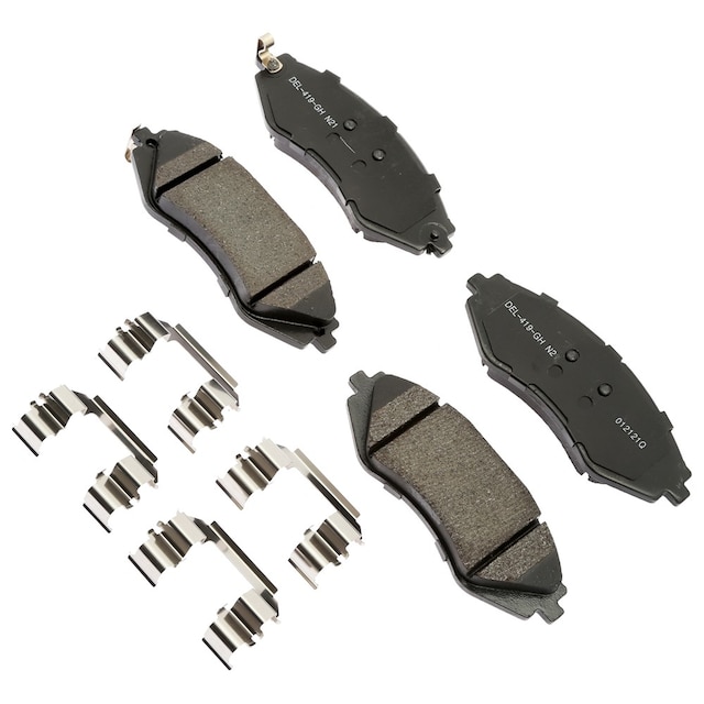 ACDelco Gold Ceramic Front Disc Brake Pad Kit with Clips
