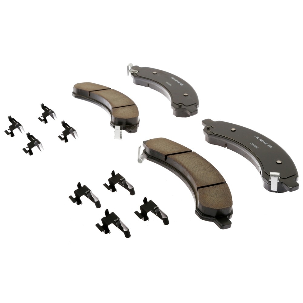 ACDelco Gold Ceramic Rear Disc Brake Pad Kit with Clips