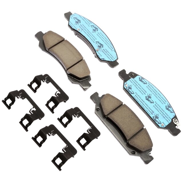 ACDelco Gold Ceramic Front Disc Brake Pad Kit with Clips
