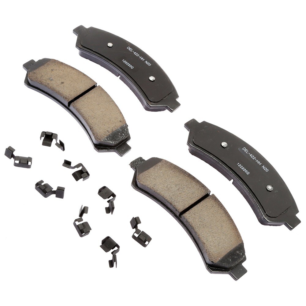 ACDelco Gold Enhanced Performance Semi-Metallic Front Disc Brake Pad Set (Police)