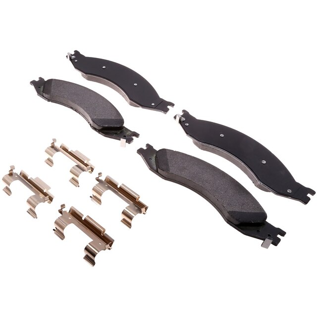 ACDelco Gold Semi-Metallic Front and Rear Disc Brake Pad Set with Clips
