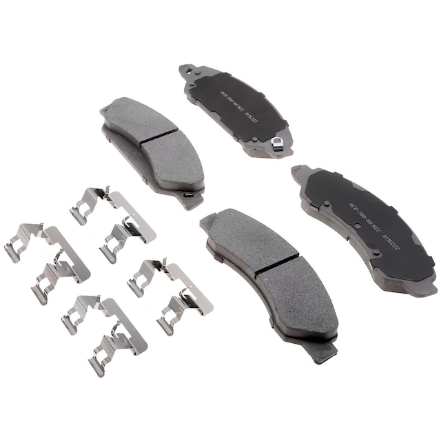 ACDelco Silver Ceramic Front Disc Brake Pad Kit with Clips