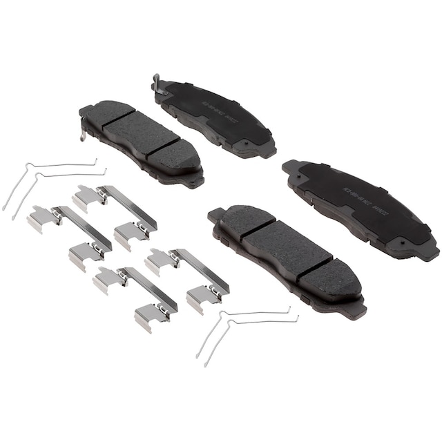 ACDelco Silver Ceramic Front Disc Brake Pad Kit with Springs and Clips