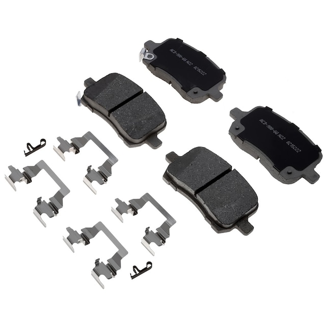 ACDelco Silver Ceramic Front Disc Brake Pad Set with Clips