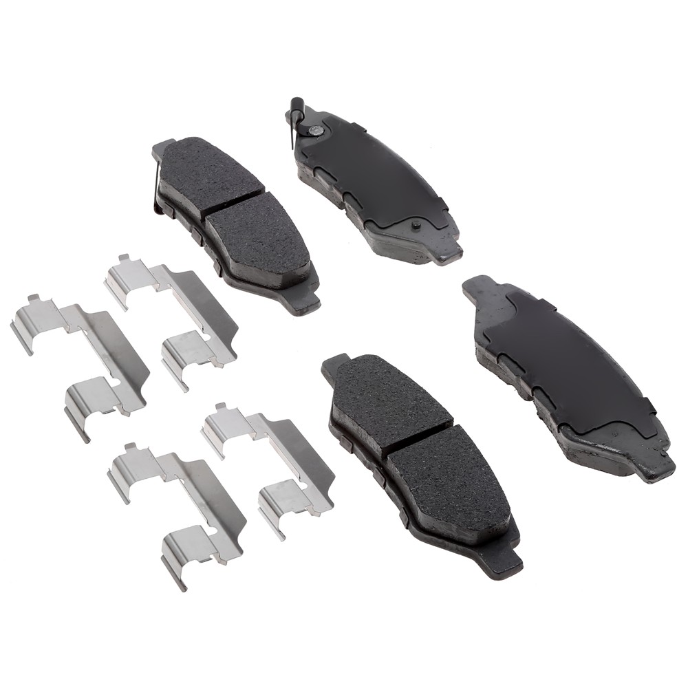 ACDelco Professional 17D966MH - Set Pastiglie Freno Anteriori Semi-Metalliche Per Auto, Testate SAE J2784