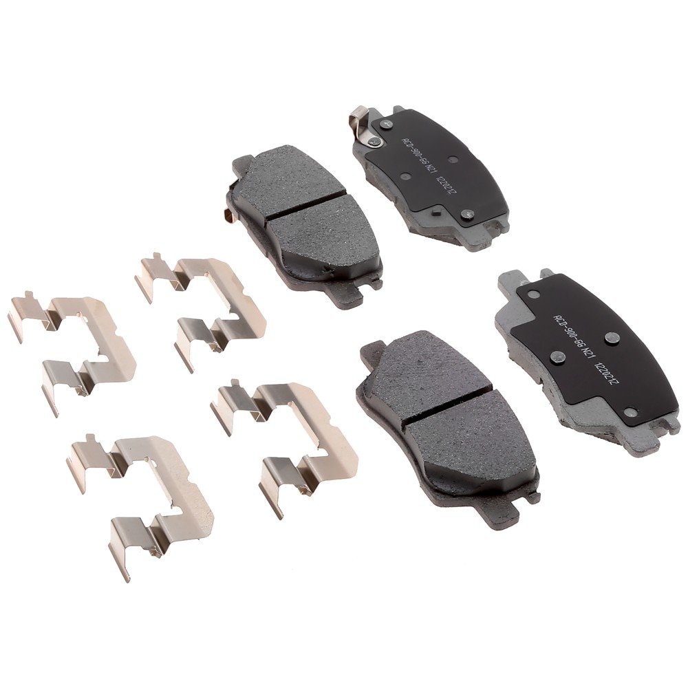 ACDelco Silver Ceramic Front Disc Brake Pad Set