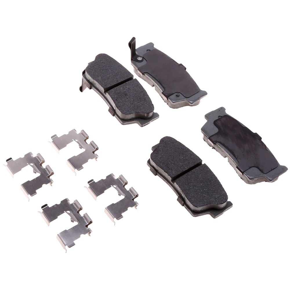 ACDelco Silver Ceramic Front Disc Brake Pad Set with Clips