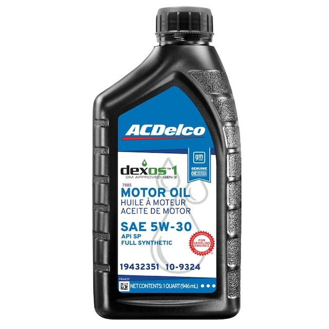 ACDelco GM Original Equipment dexos1™ GEN 3 Full Synthetic 5W-30 Motor Oil - 1 qt