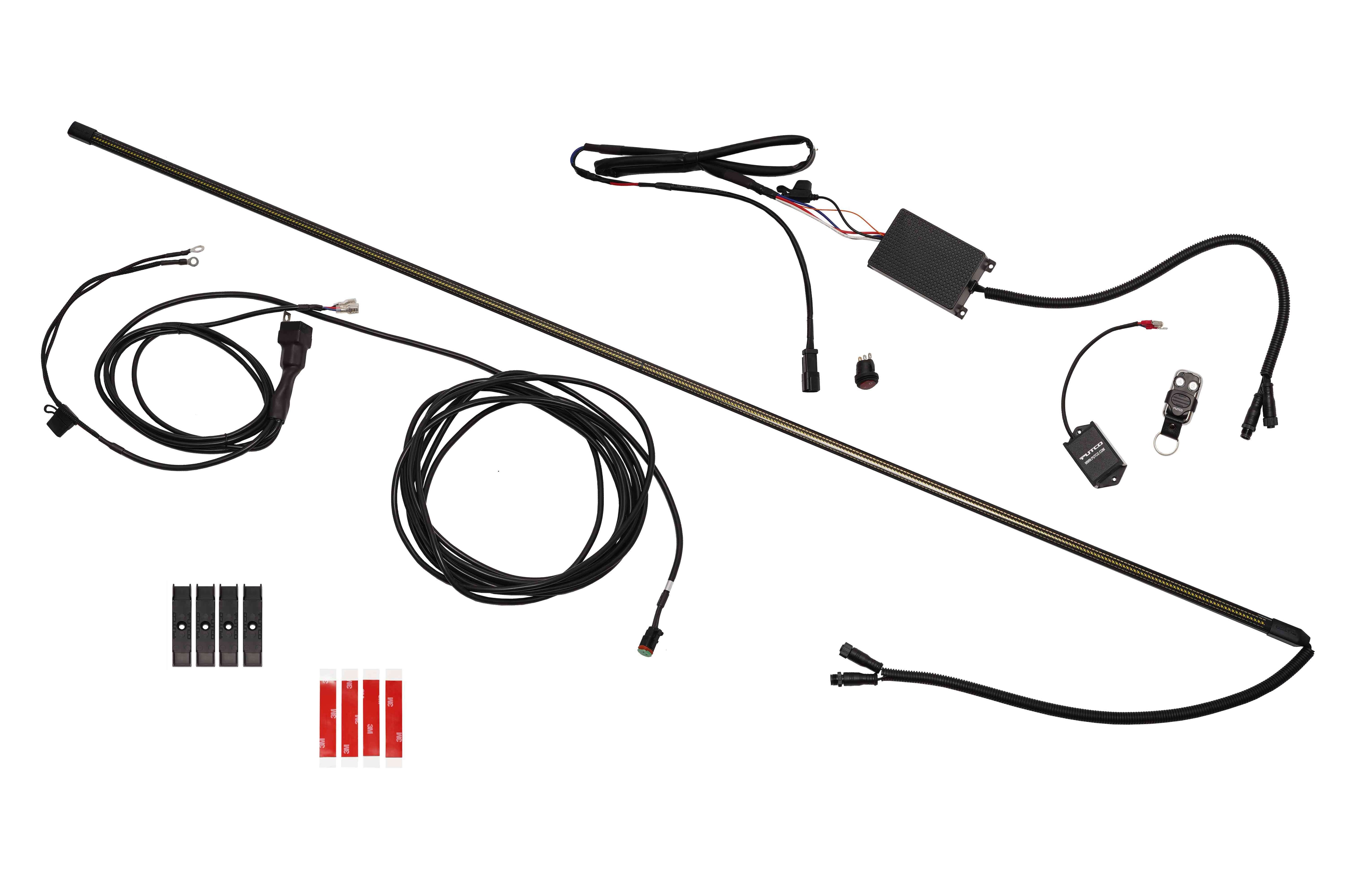 60-Inch Work Blade Pro Light Bar with Remote Control by Putco®- Associated Accessories