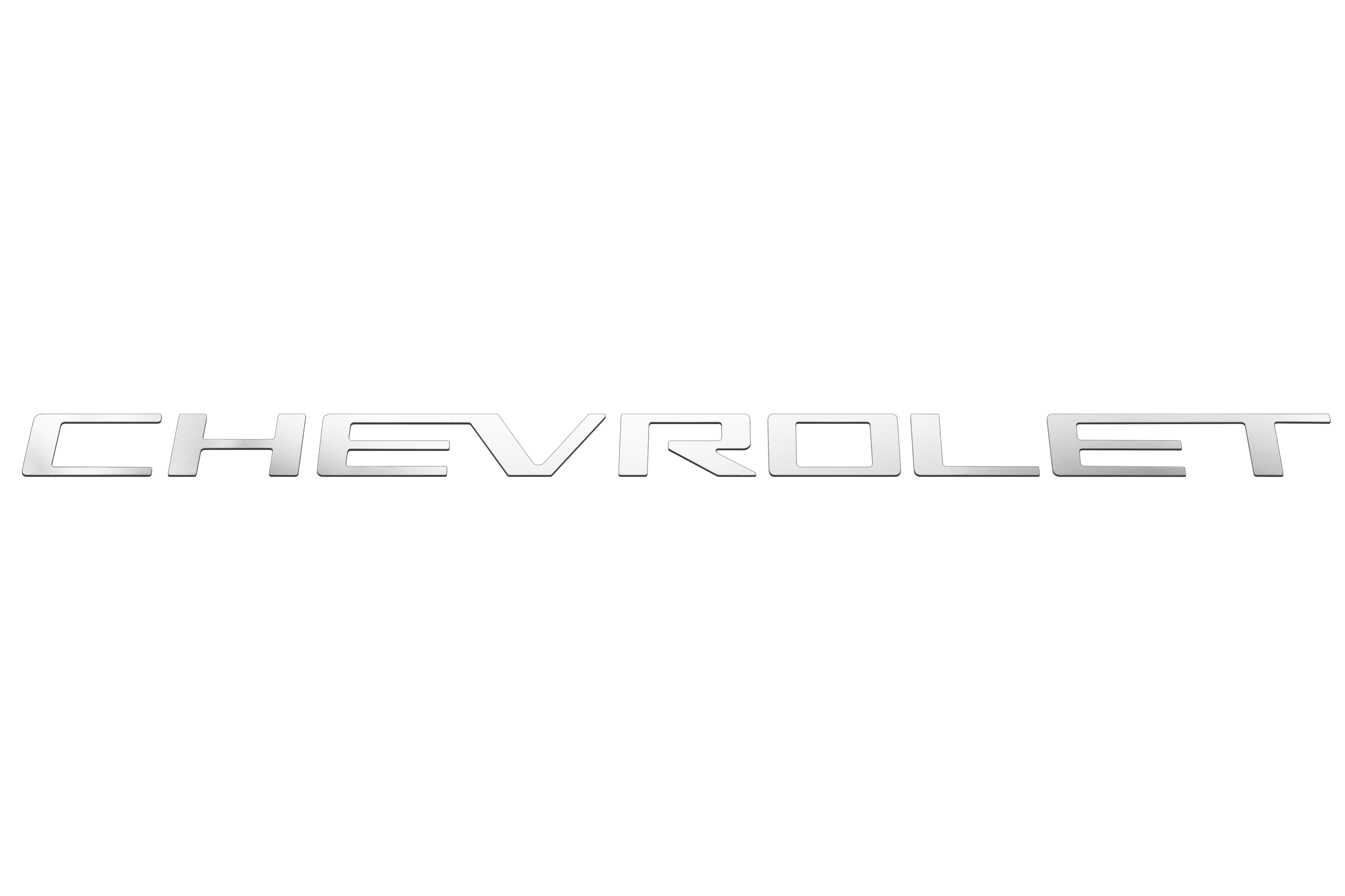 Polished Stainless Steel CHEVROLET Tailgate Lettering by Putco® - Associated Accessories