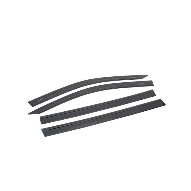 Low Profile Tape-On Side Window Deflector in Smoke Black by LUND® - Associated Accessories
