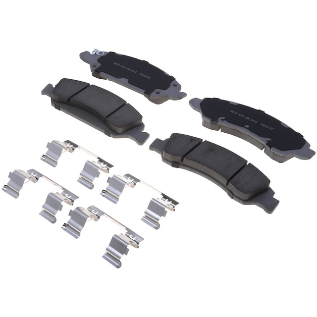 ACDelco Silver 14D1731CH Ceramic Front Disc Brake Pad Set With Clips, Brake Pads - Canada