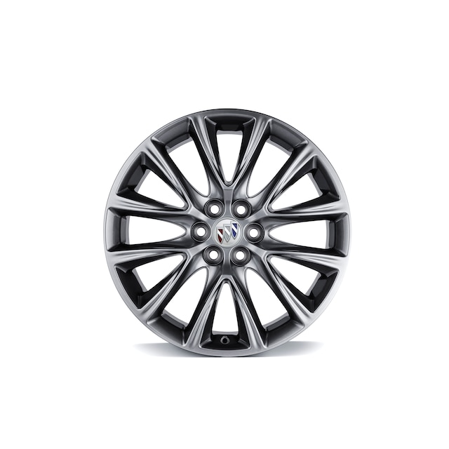 20 x 8-Inch 6-Split-Spoke Wheel Package in Midnight Silver