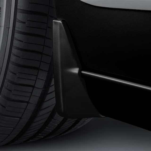 Front Splash Guards in Black Raven
