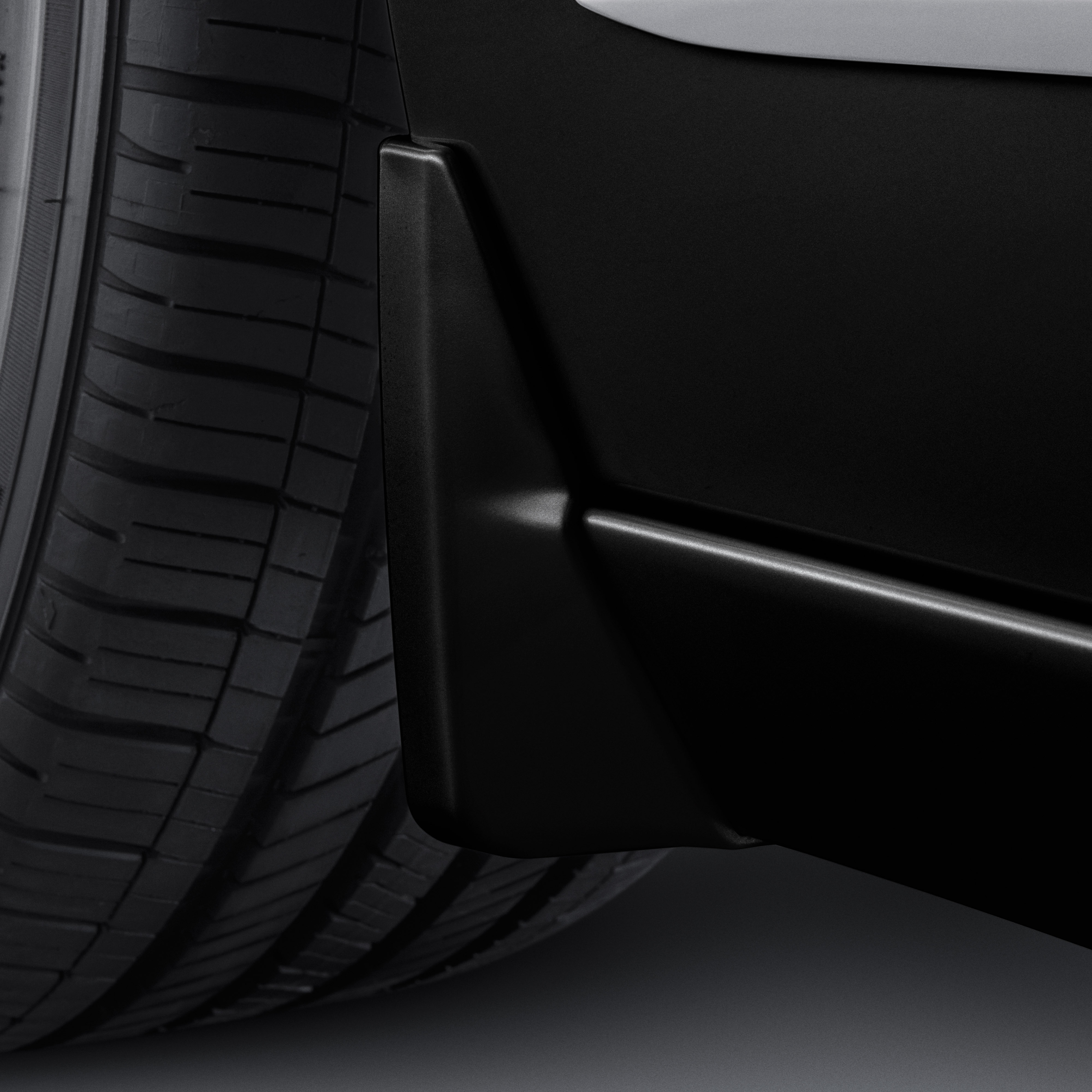 Front Splash Guards in Stellar Black Metallic