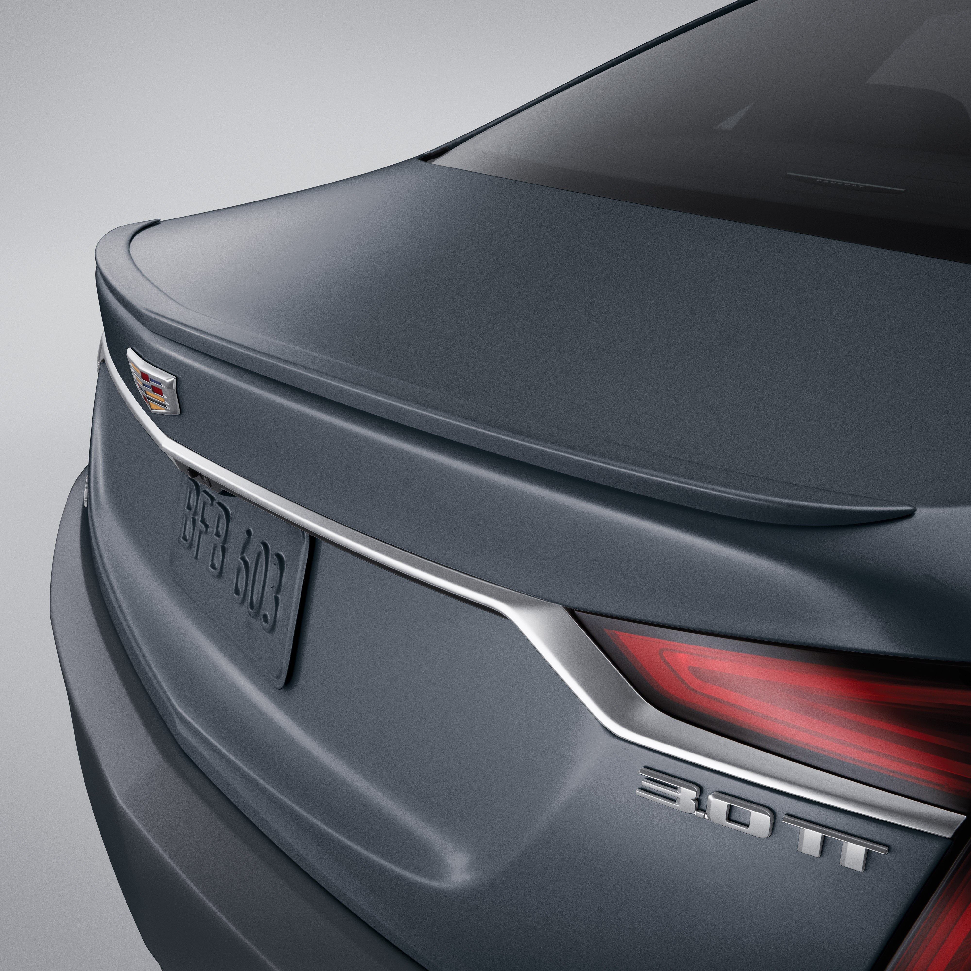 Flush-Mounted Spoiler Kit in Satin Steel Metallic