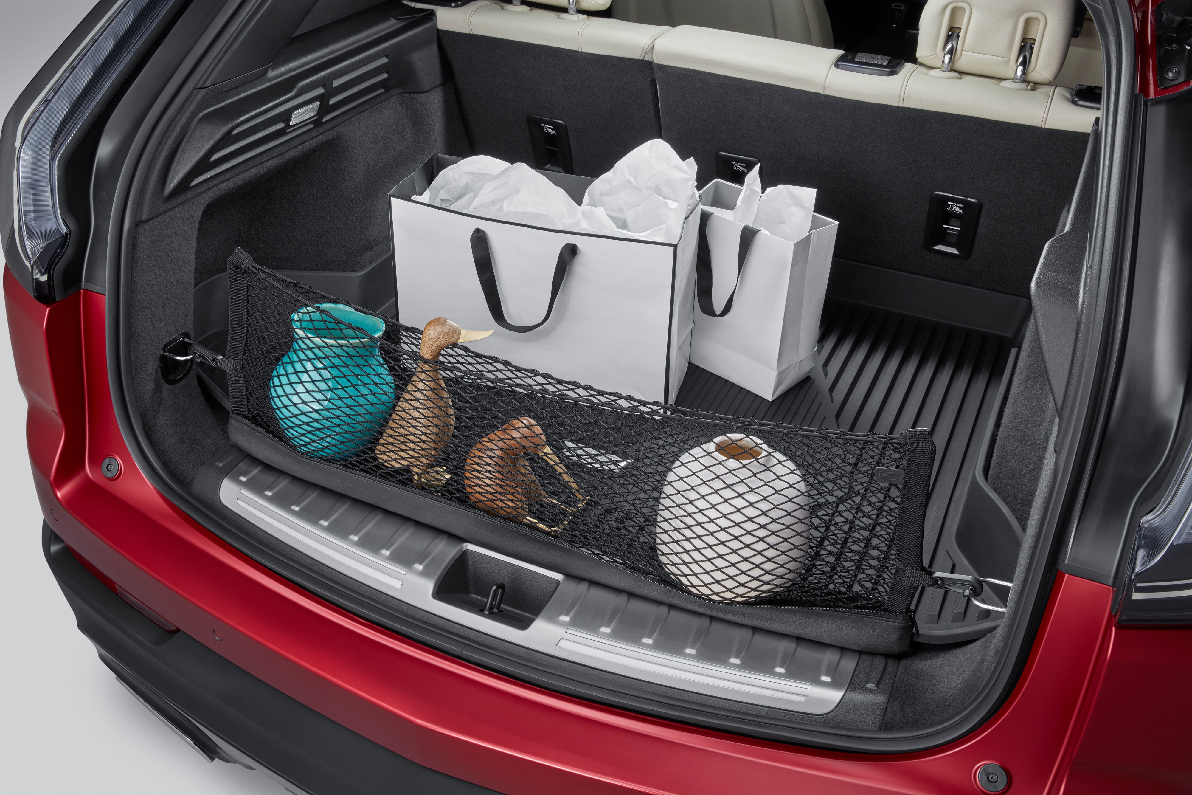 Vertical Cargo Net with Storage Bag