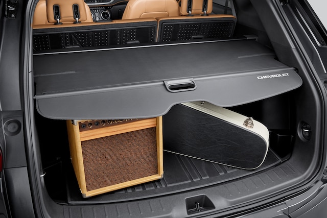 Integrated Cargo Area Liner in Jet Black with Chevrolet Script ...