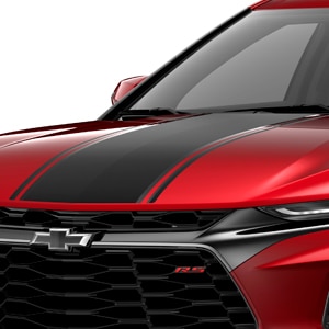 Hood and Liftgate Stripe Package in Black