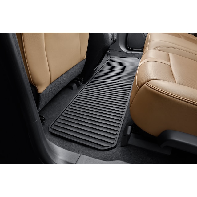 Second-Row One-Piece Premium All-Weather Floor Mat in Jet Black