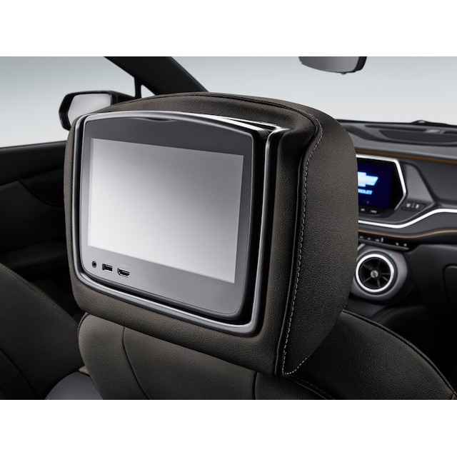 Rear-Seat Infotainment System with DVD Player in Jet Black Cloth